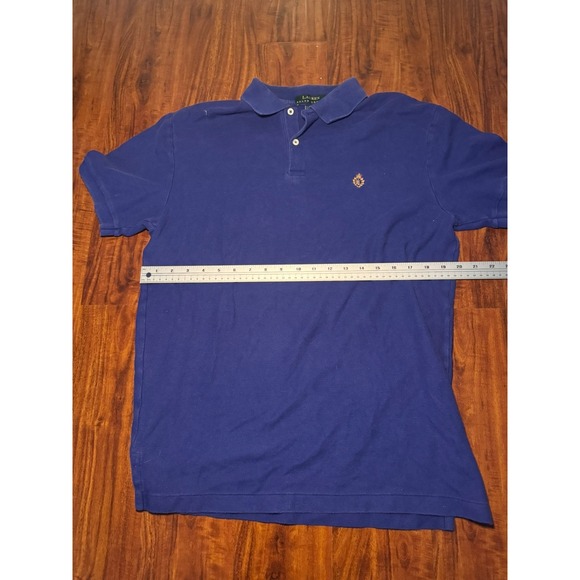 Ralph Lauren Shirt Womens SZ M Blue Polo Short Sleeve Chest Logo Short Sleeve - Picture 5 of 7
